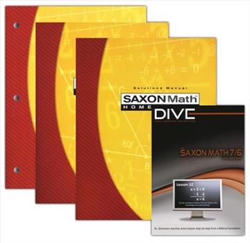 Saxon Math 76 Complete Set with DIVE CD (G182)