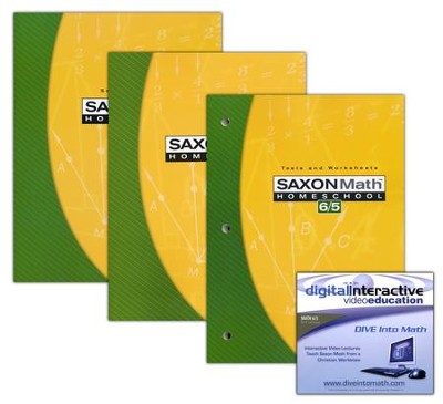 Saxon Math 6/5 Kit & DIVE CD-Rom (G181)