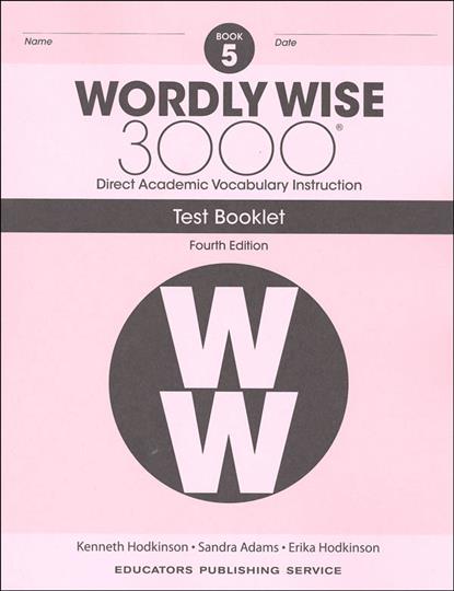 Wordly Wise 3000 4th Edition Book 5 Tests (C937)