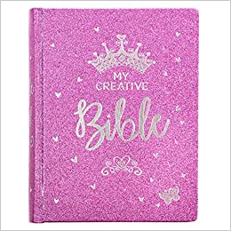 Purple Glitter My Creative Bible for Girls - ESV Journaling Bible (K488)