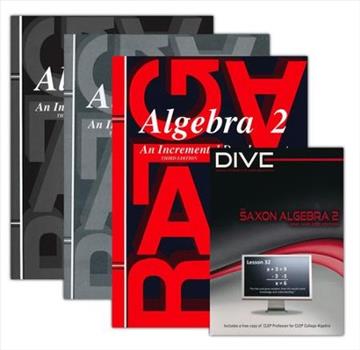 Saxon Math Algebra 2 Complete Kit with DIVE CDs (G186)