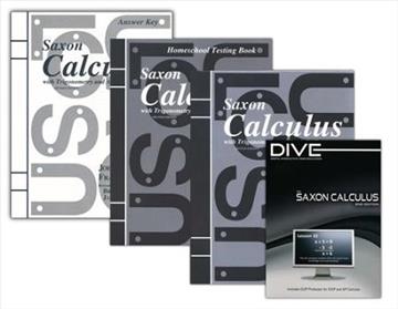 Saxon Calculus Complete Kit with DIVE CD (G189)
