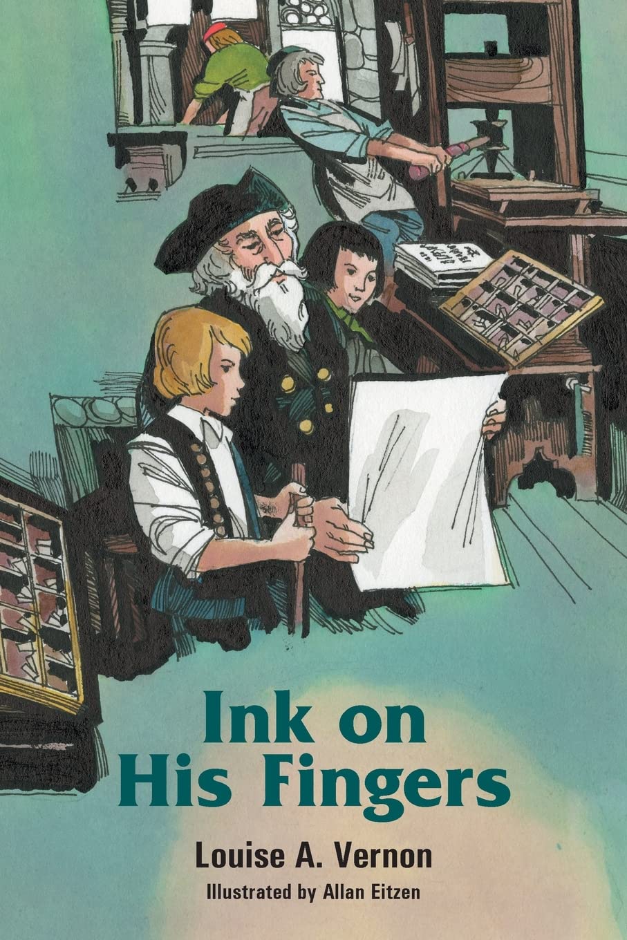 Ink on His Fingers  -  Johan Gutenberg (N243)