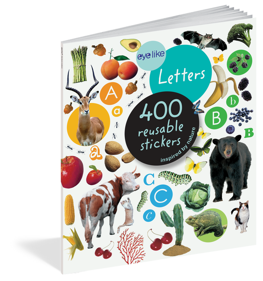 Eyelike Stickers: Letters Inspired by Nature (L304)