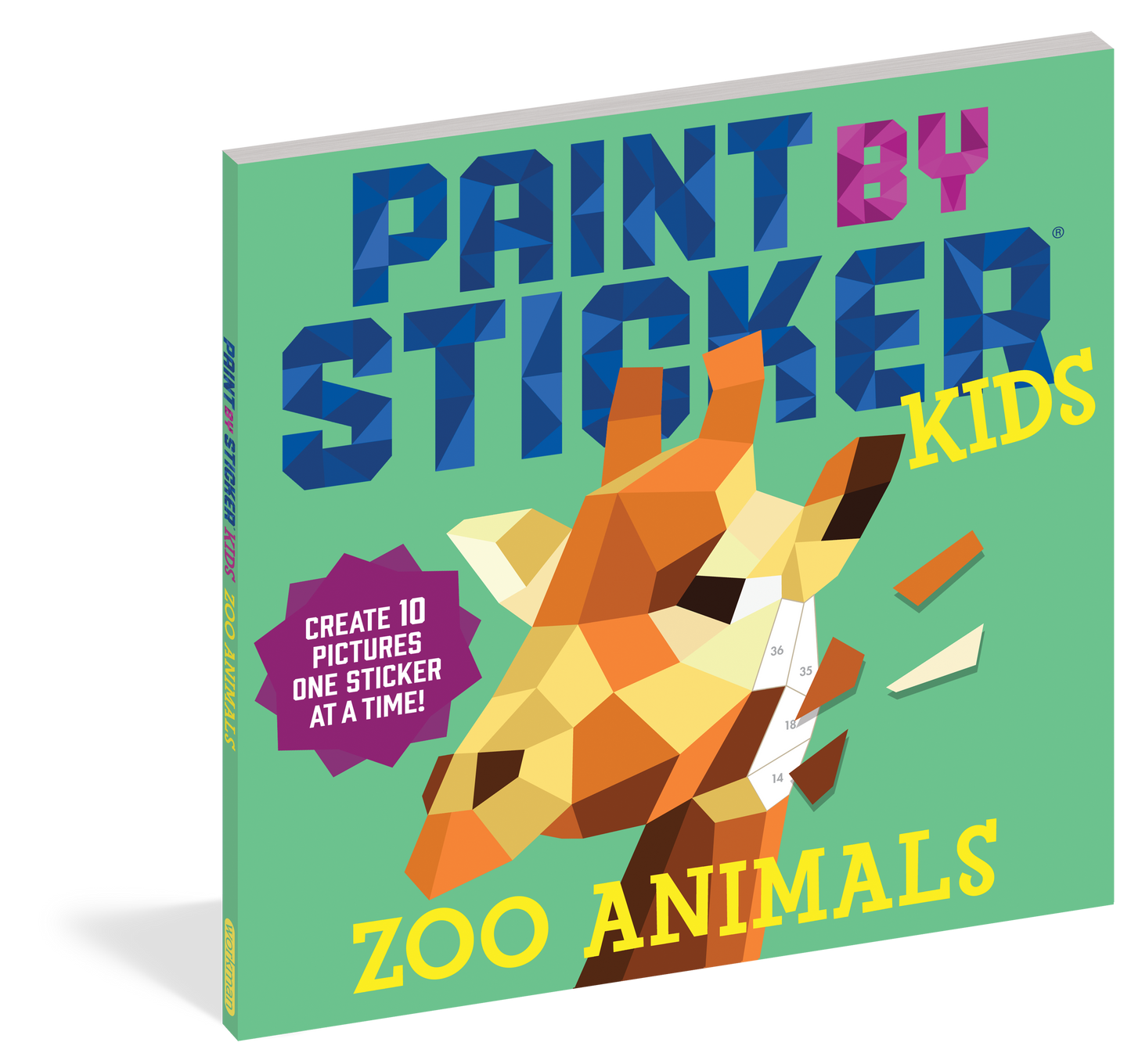 Paint by Sticker Kids: Zoo Animals (L306)