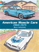 American Muscle Cars Colouring Book (CB138)