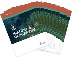 Alpha Omega History & Geography Grade 12 Workbooks only (P196w)
