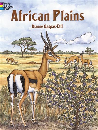 African Plains Coloring Book (CB199)