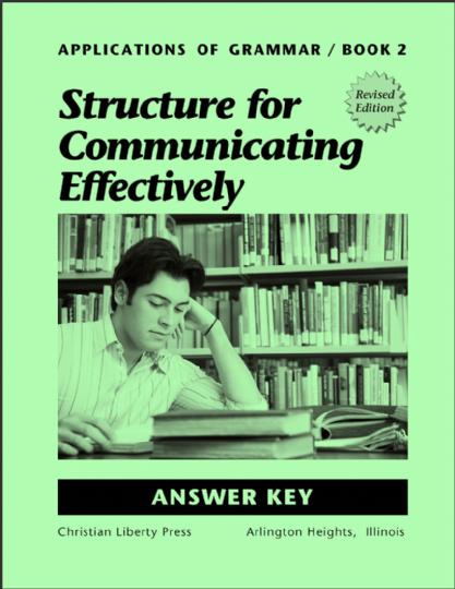 Applications of Grammar - Book 2 Answer Key (C644)