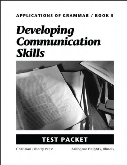 Applications of Grammar - Book 5 Test Pack (C654)