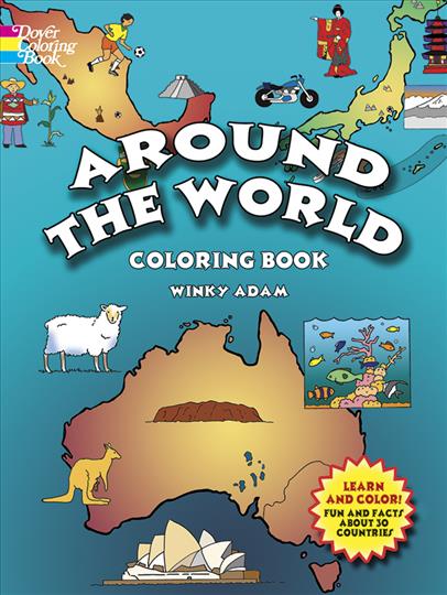 World Color Book Around the World Coloring Book – Heritage Resources