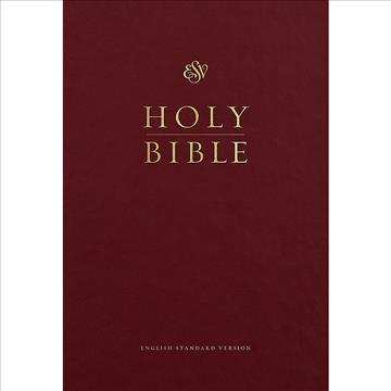 The ESV Classic Pew & Worship Bible - Large Print Burgundy (K507)