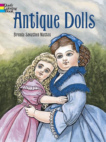 Antique Dolls Coloring Book (CB166)