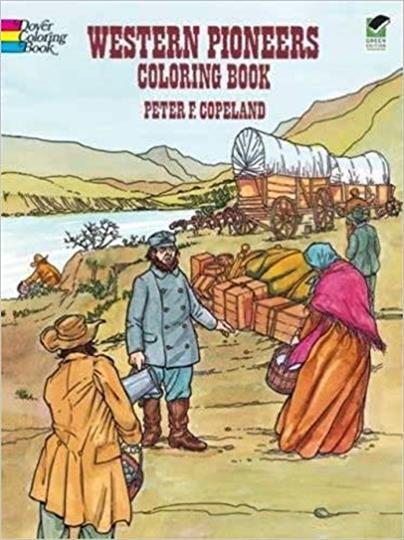 Western Pioneers Coloring Book (CB148)