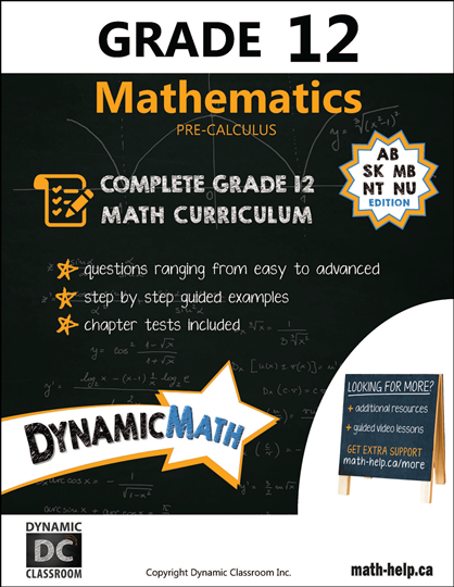 Developmental Math Level 12 Dynamic Math Grade 12 Workbook (Western Provinces) (G212WE) – Heritage ...