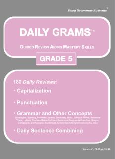 Daily Grams Grade 5 Teachers Edition (C293)