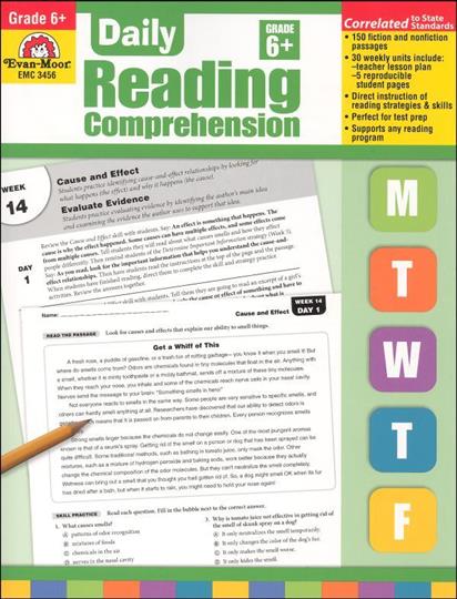 Daily Reading Comprehension - Grade 6 (EMC3616)