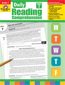 Daily Reading Comprehension - Grade 7 (EMC3617)