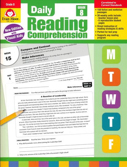 Daily Reading Comprehension - Grade 8 (EMC3618)