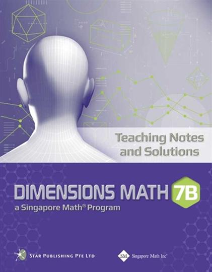 Dimensions Math Teaching Notes and Solutions 7B (G917)