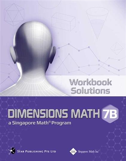 Dimensions Math Workbook Solutions 7B (G923)