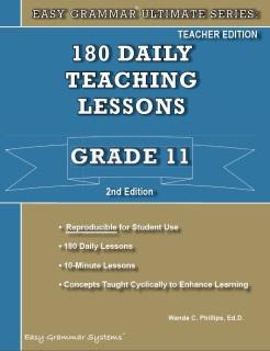 Easy Grammar Ultimate Series Grade 11 Teachers (C873)