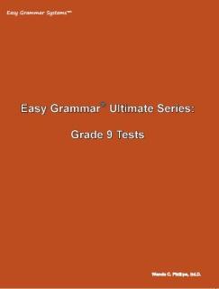Easy Grammar Ultimate Series Grade 9 Tests (C877)