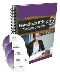 Essentials in Writing Level 12 DVD & Workbook (C9912)