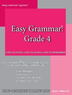 Easy Grammar: Grade 4 Teacher Edition (C854)