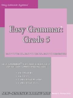 Easy Grammar: Grade 5 Teacher Edition (C857)