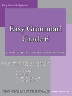 Easy Grammar: Grade 6 Teacher Edition (C860)