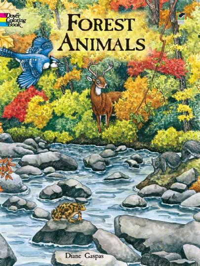 Forest Animals Coloring Book (CB137)