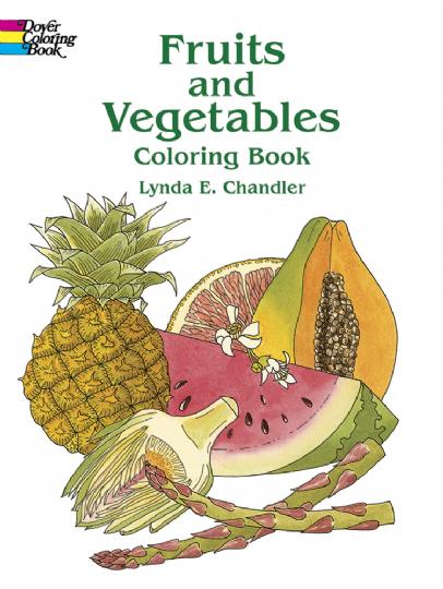 Fruits and Vegetables Coloring Book (CB182)