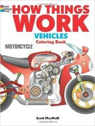 How Things Work: Vehicles Coloring Book (CB191)