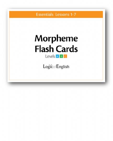 Morpheme Flash Cards Lessons 1-7 (E486)