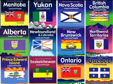 Exploring Canada Geography Series - 13 Books (J282)