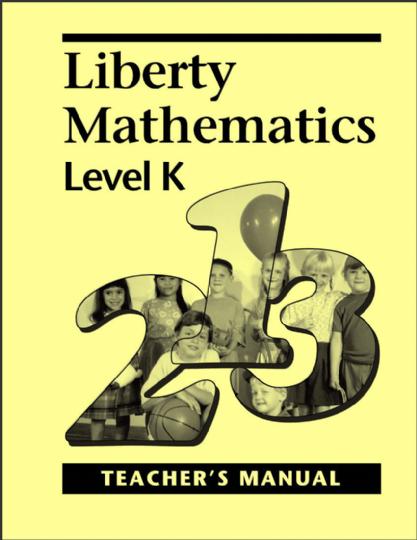 Master Books Math Level K Liberty Mathematics Level K Teacher Book (G271) – Heritage Resources