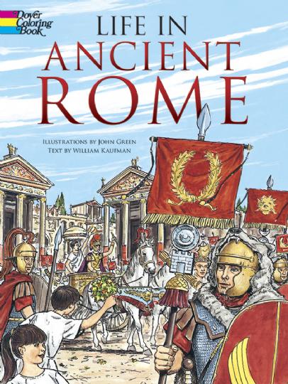 Life in Ancient Rome Colouring Book (CB163)