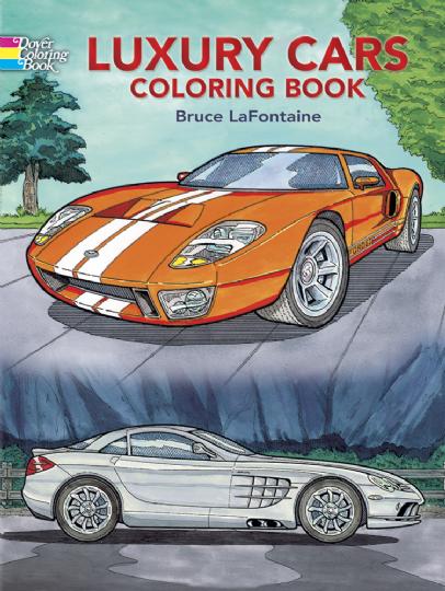 Luxury Cars Coloring Book (CB123)