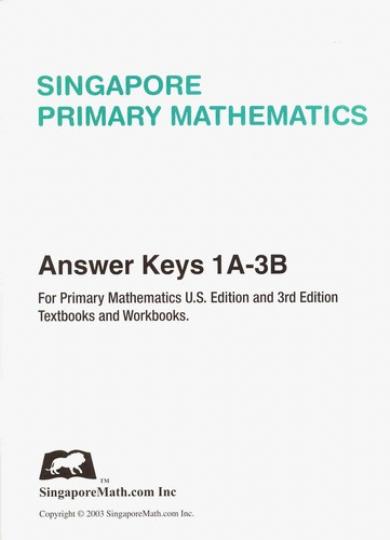Primary Math Answer Key Booklet 1A-3B – Heritage Resources
