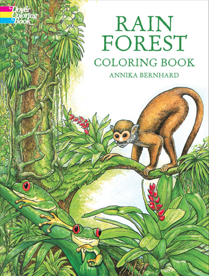 Rain Forest Coloring Book (CB184)