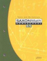 Saxon Math 65 Tests and Worksheets (G1116)