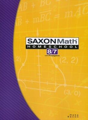 Saxon Math 87 Student Text 3rd Ed. (G1123)