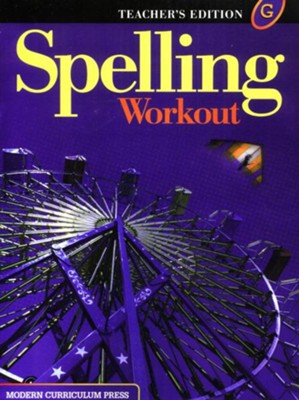 Spelling Workout G Teacher's Guide (C607)