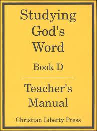 Studying God's Word D Answer Key (K205)