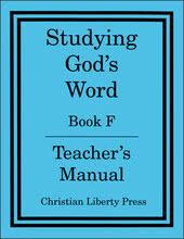 Studying God's Word F Answer Key (K209)