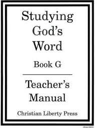 Studying God's Word G Answer Key (K211)