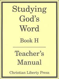 Studying God's Word H Answer Key (K213)