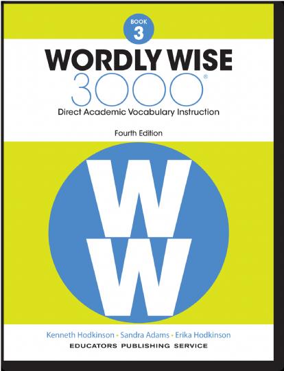 Wordly Wise 3000 4th Edition Book 3 Student (C913)
