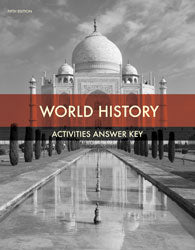 World History Student Activities Answer Key (5th ed.) (BJ512731)